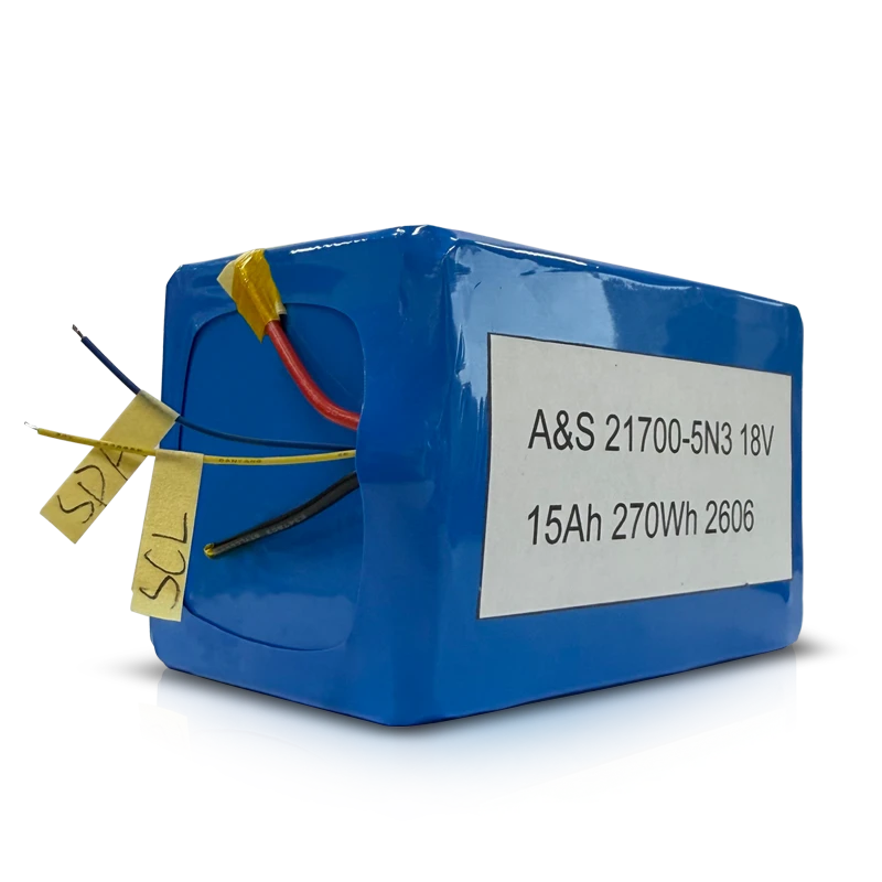 AS21700 18v 15Ah 5S3P Lithium Ion Battery Pack