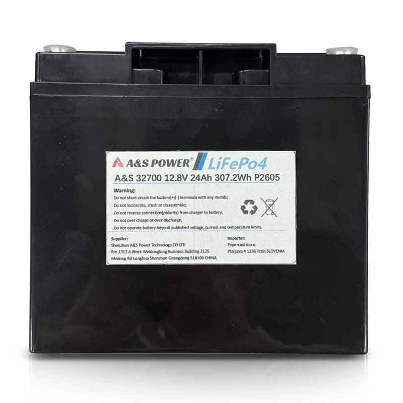 AS32700 12.8v 24Ah 4S4P 307.2Wh Lifepo4 Rechargeable Battery Pack