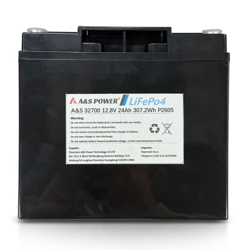 AS32700 12.8v 24Ah 4S4P 307.2Wh Lifepo4 Rechargeable Battery Pack