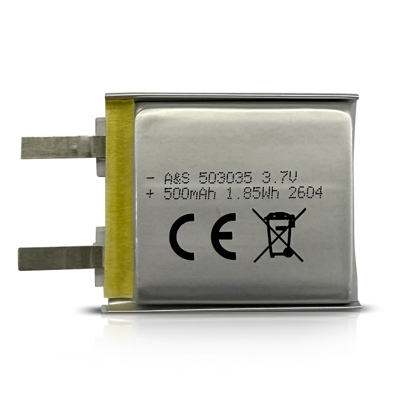 AS503035 3.7v 500mAh Lithium Polymer Battery