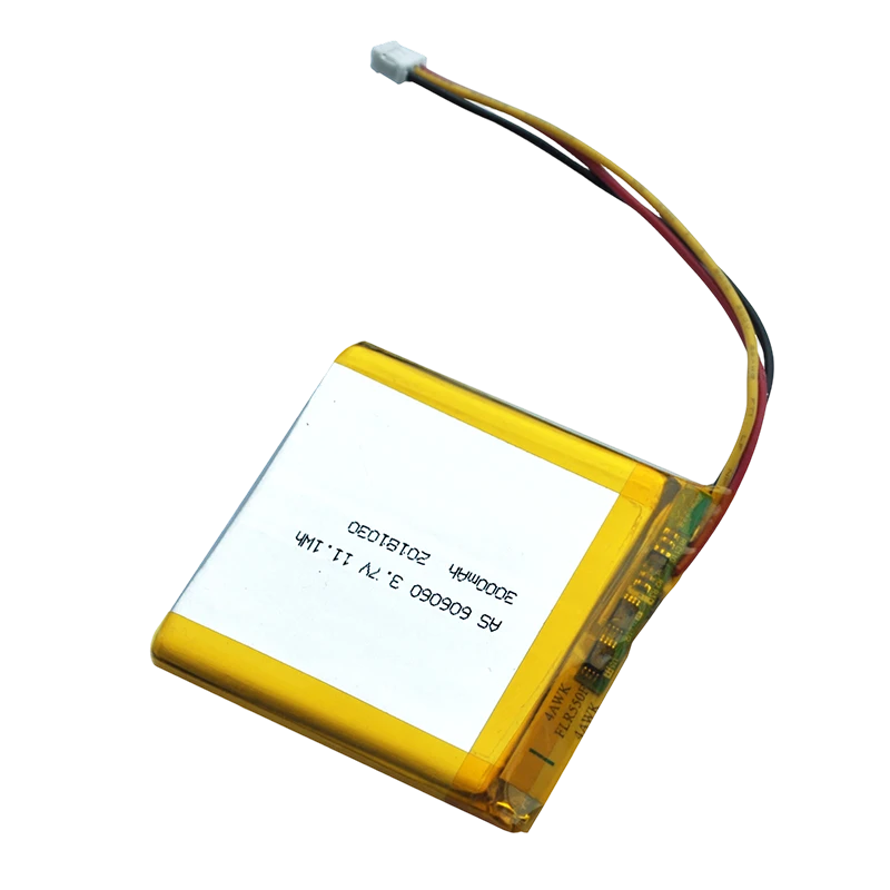 AS606060 3.7v 3000mAh 11.1Wh Lithium Polymer Battery