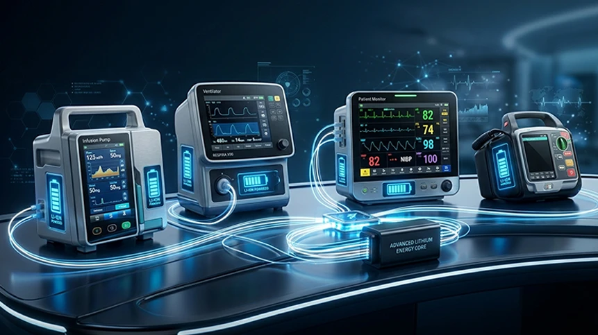 Lithium-Ion Batteries in Medical Devices: Applications, Safety, and Selection Guide