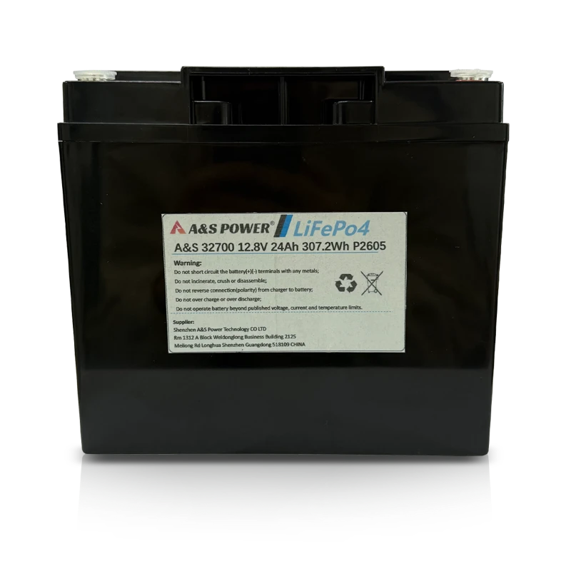 AS32700 12.8v 24Ah 4S4P 307.2Wh Lifepo4 Rechargeable Battery Pack