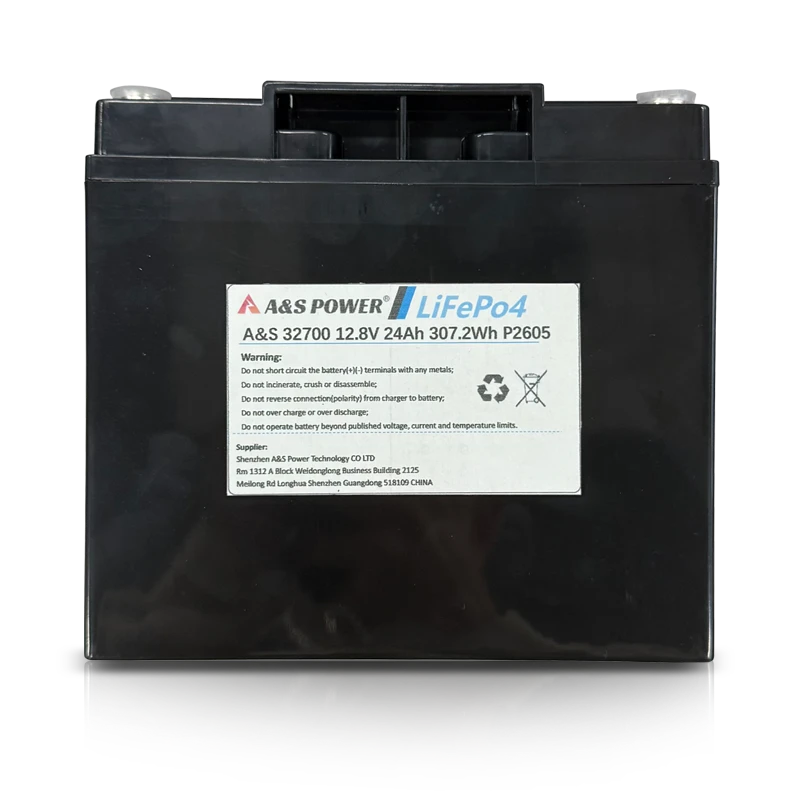AS32700 12.8v 24Ah 4S4P 307.2Wh Lifepo4 Rechargeable Battery Pack