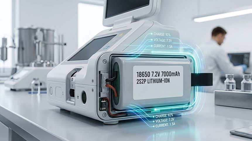 18650 7.2V 7000mAh 2S2P Li-ion Battery Pack 18650 7.2V 7000mAh 2S2P Li-ion Battery Pack