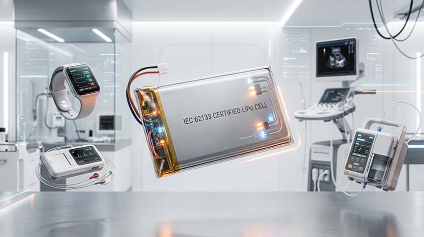 IEC 62133 Rechargeable LiPo Battery for Medical Devices Guide