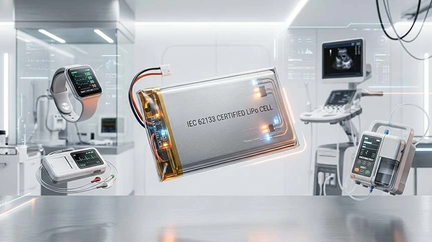 IEC 62133 Rechargeable LiPo Battery for Medical Devices Guide