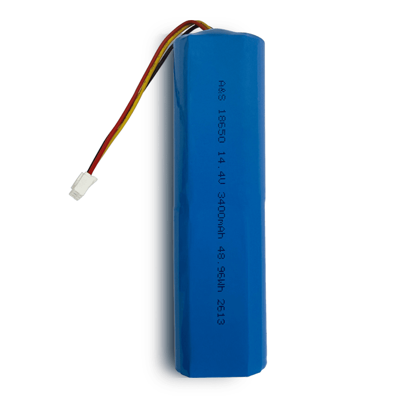 18650 14.4V 3400mAh Rechargeable Lithium Ion Battery Pack（48.96Wh）