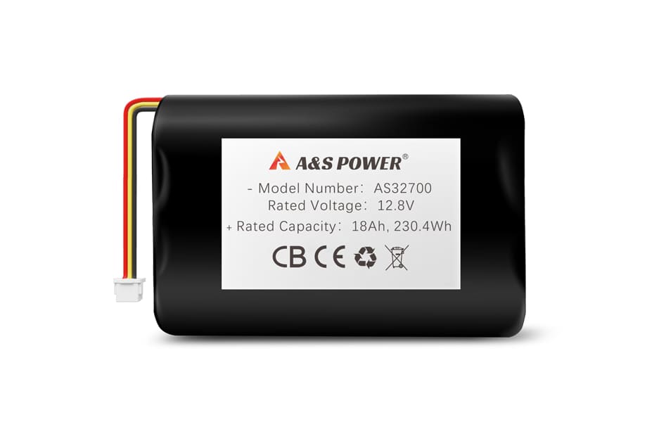 AS32700 12.8v 18Ah Lifepo4 Rechargeable Battery Pack