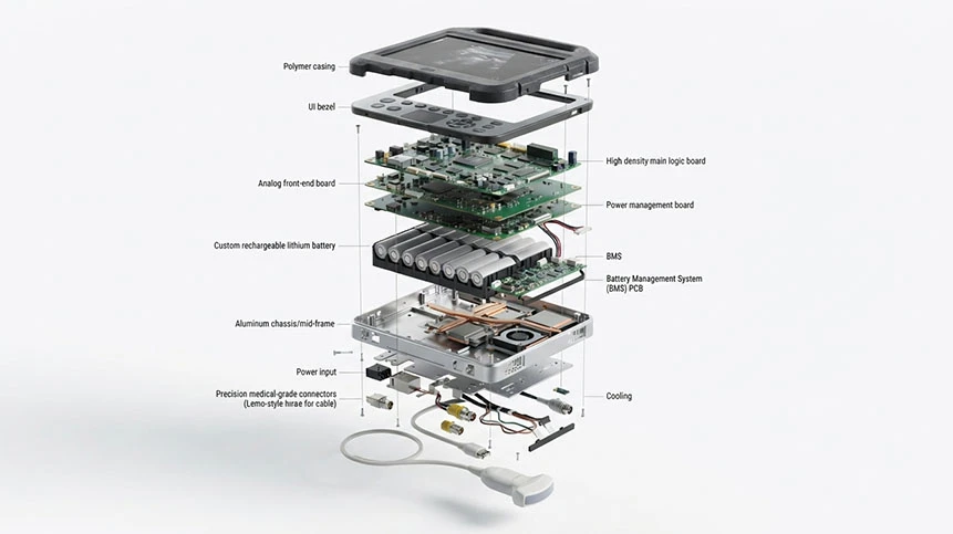 Portable Ultrasound Machine Battery Design