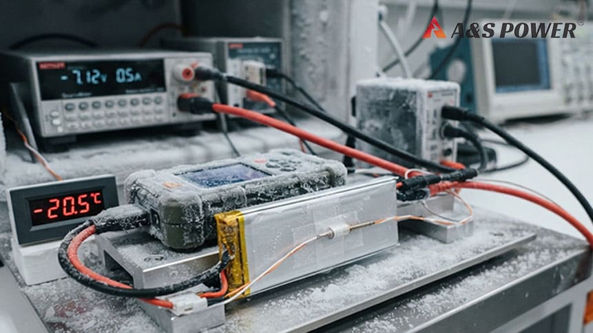 How battery cell quality affects cold weather performance Low temperature lithium battery performance testing for portable devices