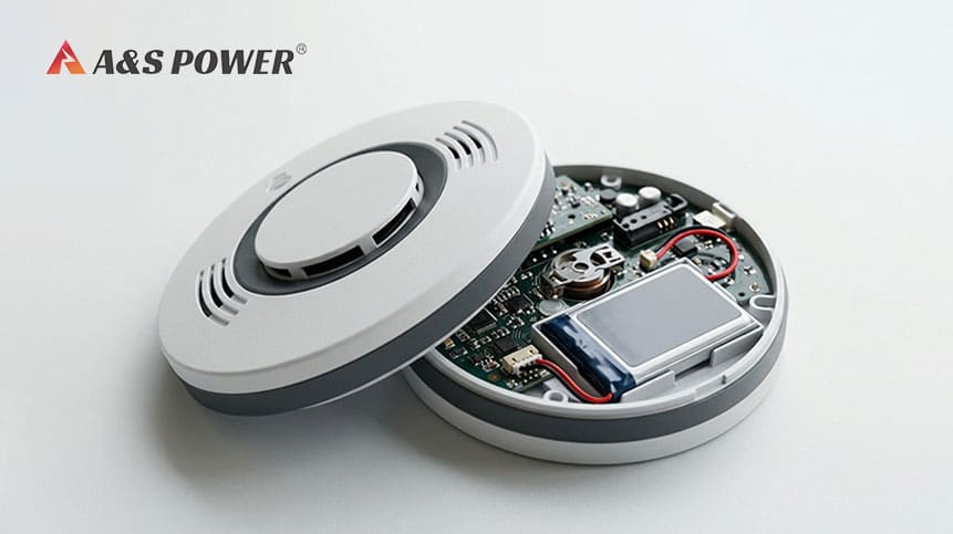 Smoke Detector Battery - Custom Lithium Battery Solution Custom lithium battery pack designed for smoke detector and fire safety systems