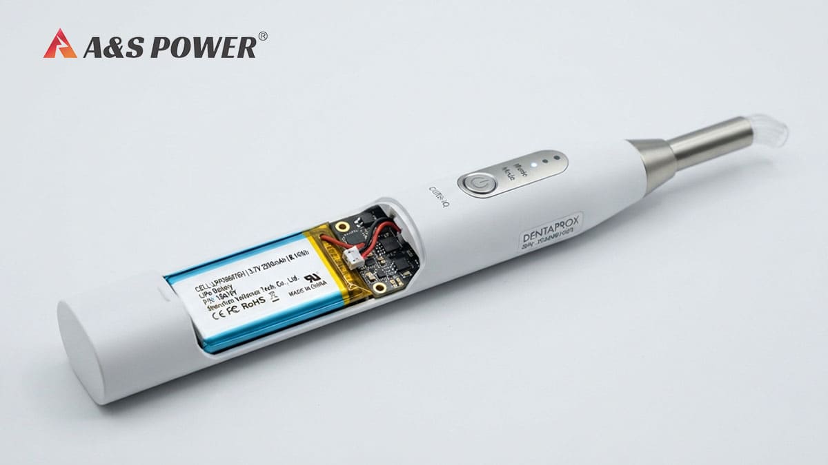 High reliability polymer battery designed for handheld dental devices