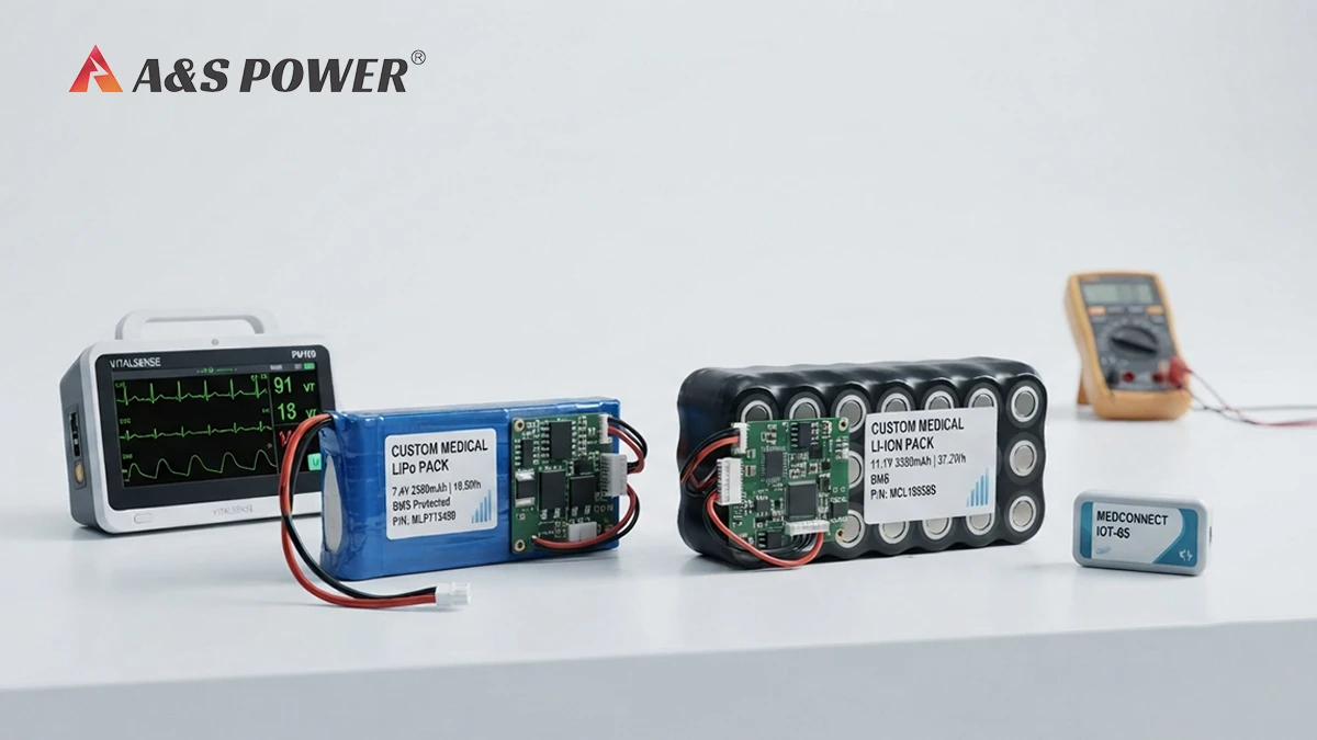 Medical Data Monitoring Equipment Battery: Custom Lithium Solutions
