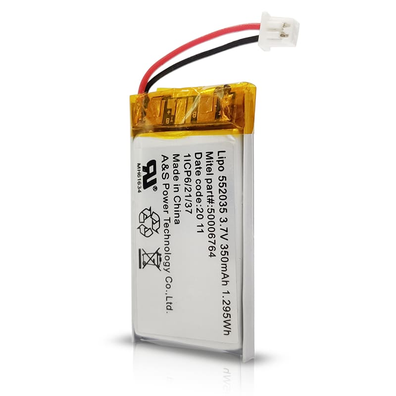 AS552035 3.7V 350mAh LiPo Battery