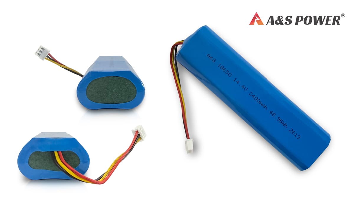 A&S 18650 3400mAh Rechargeable Li-ion Battery