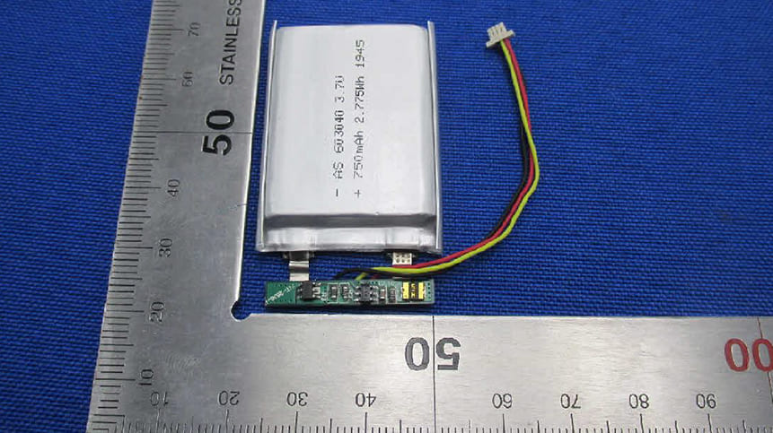 AS603040 3.7V 750mAh LiPo battery with UL 2054 Test Report – Actual Photos AS603040 3.7V 750mAh LiPo battery with UL 2054 Test Report – Actual Photos