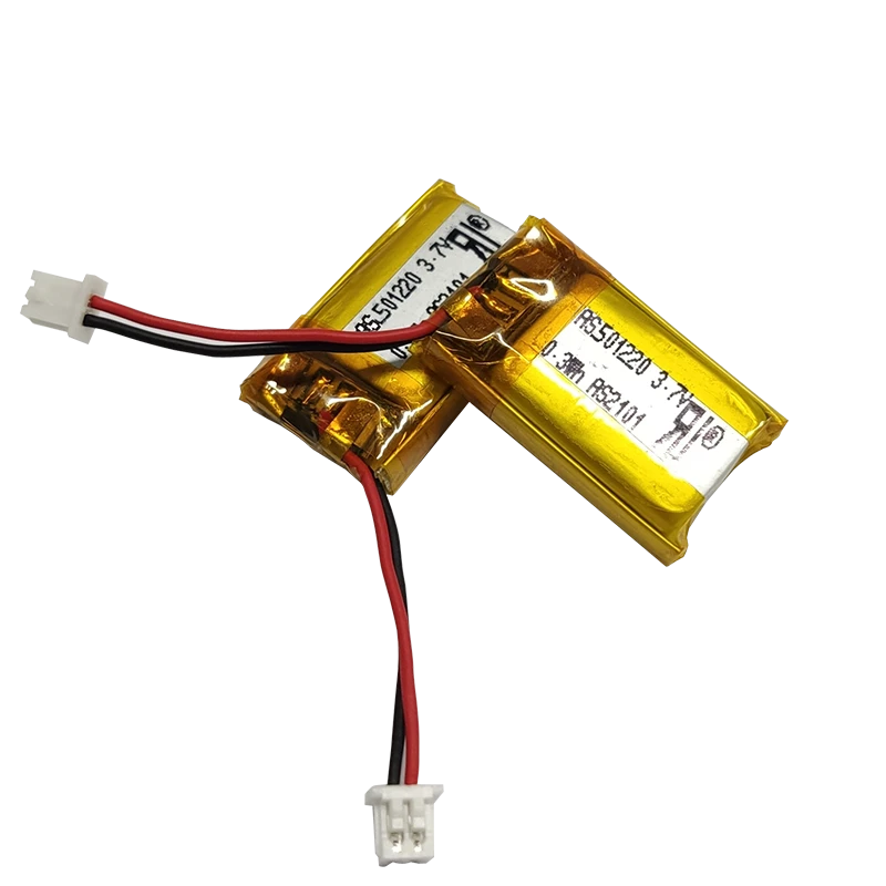 AS501220 3.7V 80mAh Rechargeable Lithium Polymer Battery (0.3Wh)