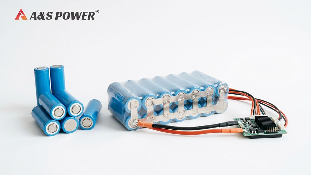 High-rate lithium-ion battery cells and an assembled battery pack for high-current applications