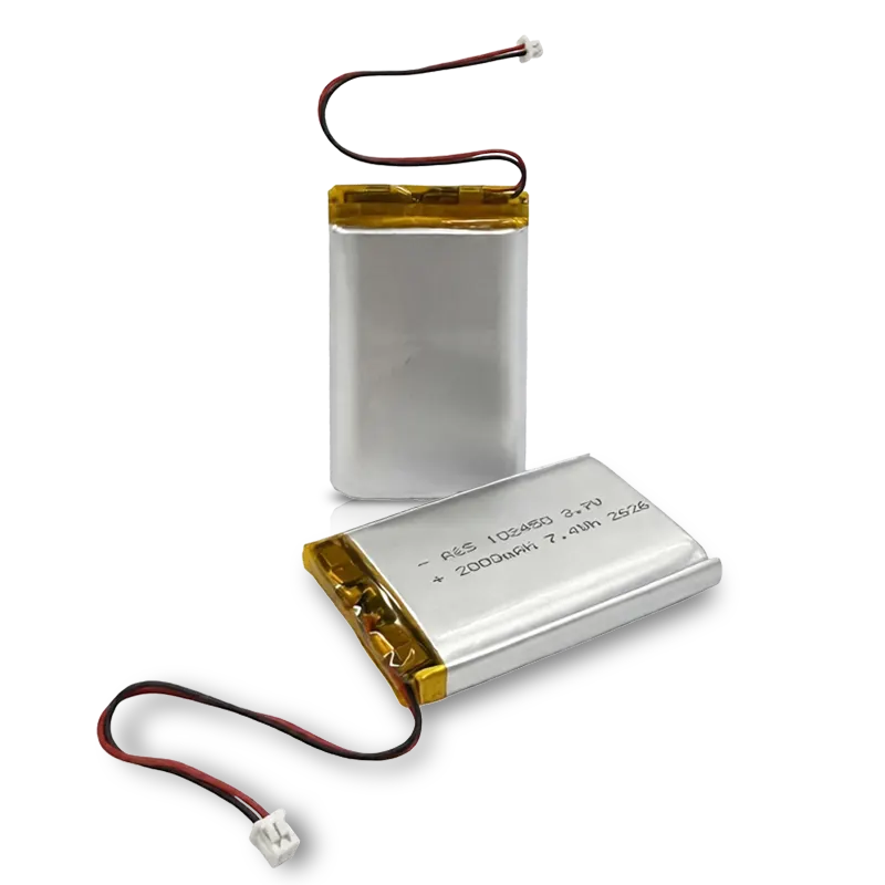 AS103450 3.7v 2000mAh 7.4wh Lithium Polymer Battery