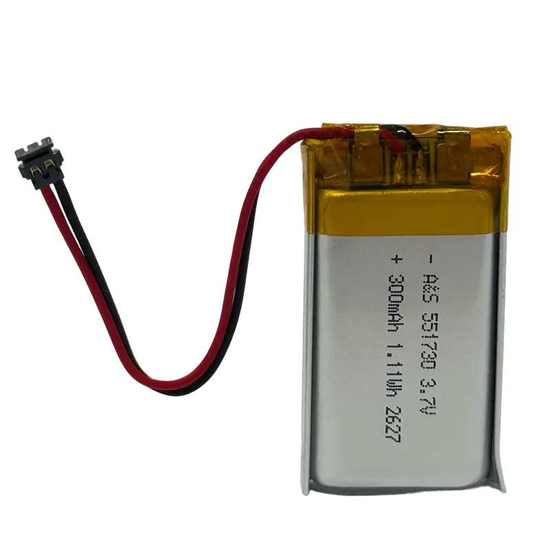 AS551730 3.7V 300mAh Lithium Polymer Battery