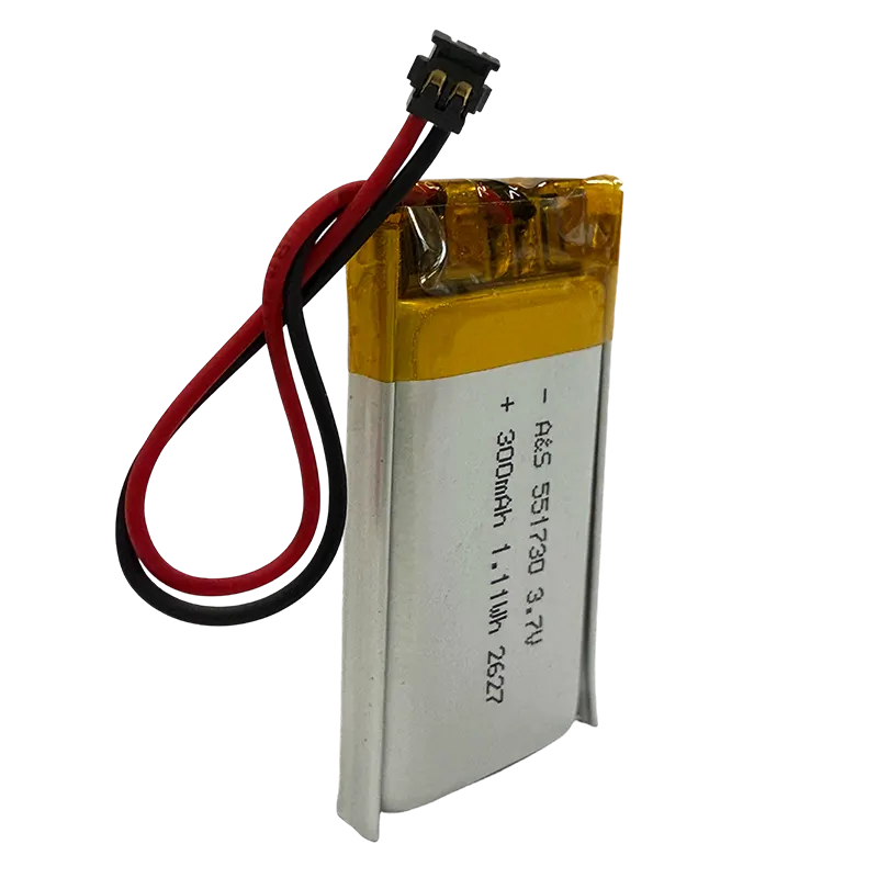 AS551730 3.7V 300mAh Lithium Polymer Battery