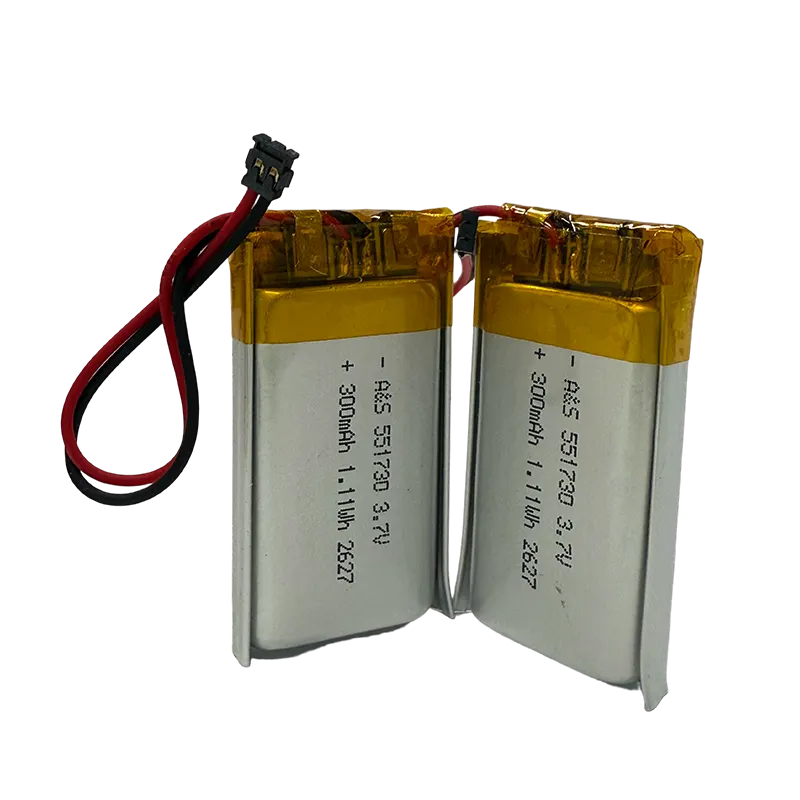 AS551730 3.7V 300mAh Lithium Polymer Battery
