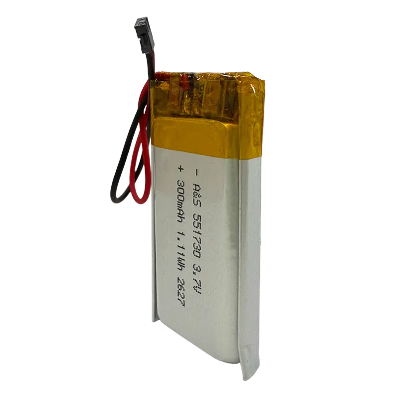 AS551730 3.7V 300mAh Lithium Polymer Battery